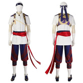 Halloweez Liu Kang Cosplay Battle Suit | Chinese Style Outfit for Mortal Kombat Fans - Halloweez